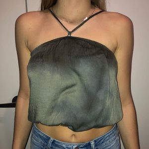 Tie around the neck crop top!